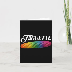 Cartão Baguette Pride