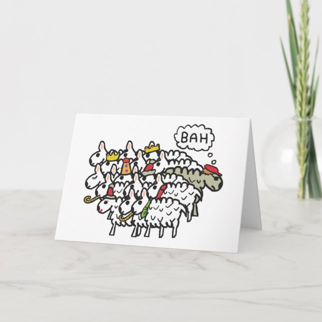 Cartão Bah Humbug (Frente)