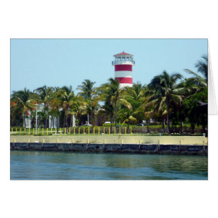 Cartão bahamas de farol