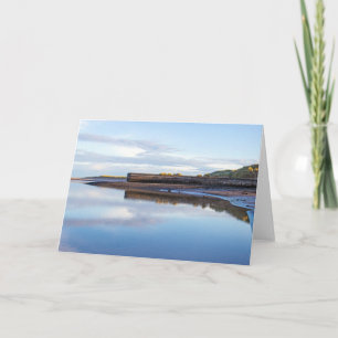 Cartão Baía de Budle, Northumberland