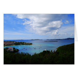 Cartão Baía de Cruz, St John, E.U. Virgin Islands