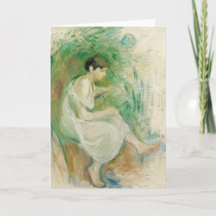 Cartão Baigneuse en Chemise Berthe Morisot