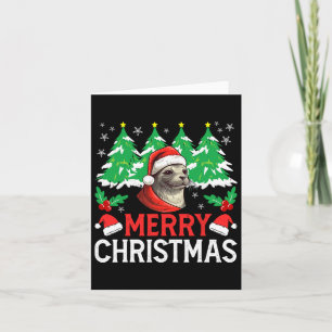 Cartão Baikal Seal Natal Pajama Costume Para Xmas Holi