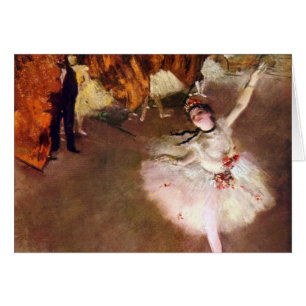 Cartão Bailarina de Prima, Rosita Mauri por Edgar Degas