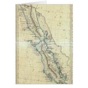 Cartão Baixa Califórnia, México