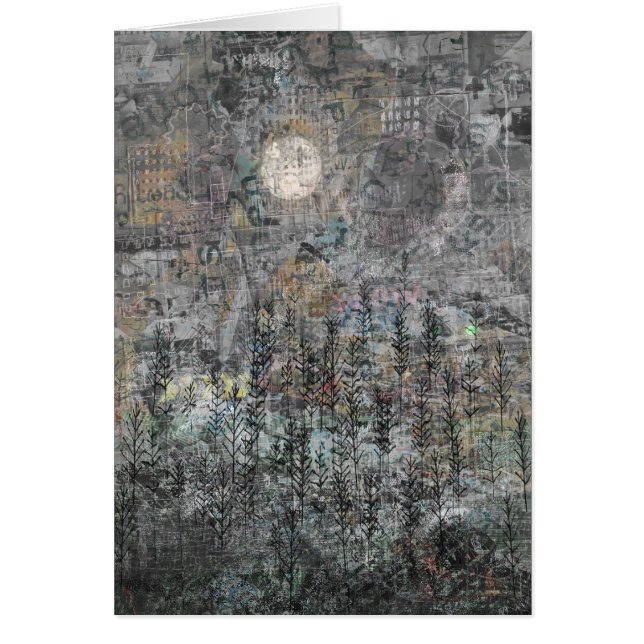 Cartão Baixo inverno Sun (Frente)