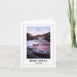 Cartão Baixo Lado, Boscastle, Cornwall