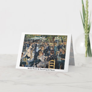 Cartão Bal Du Moulin Pierre-Auguste Renoir