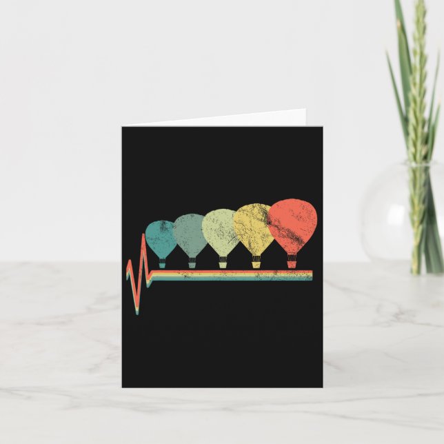 Cartão Balão de Ar Antigo Voa Piloto Aviador  (Frente)