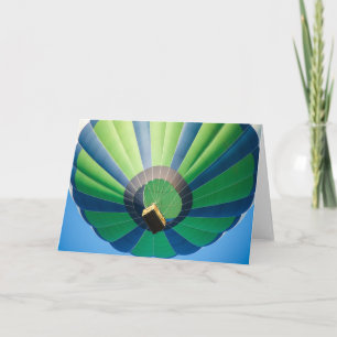 Cartão Balão de Ar Quente