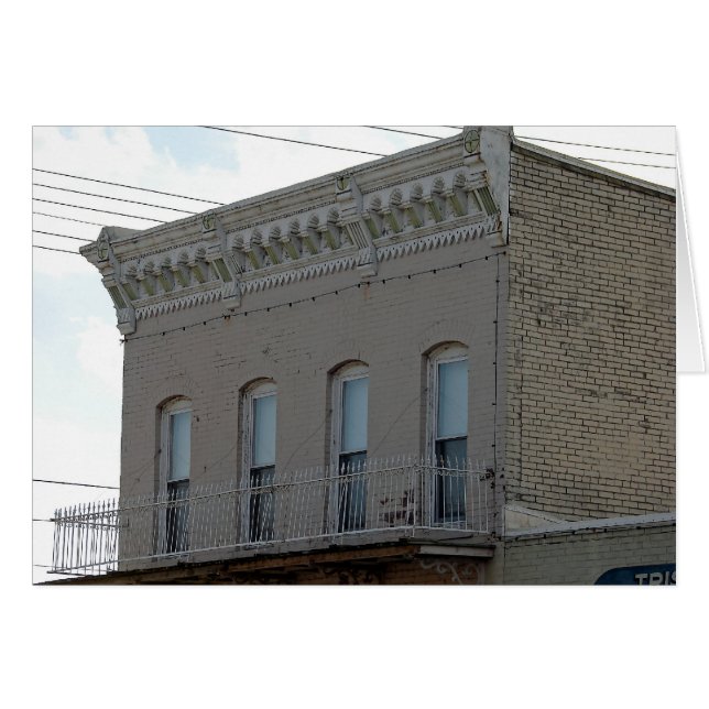 Cartão Balcony e Windows (Frente Horizontal)