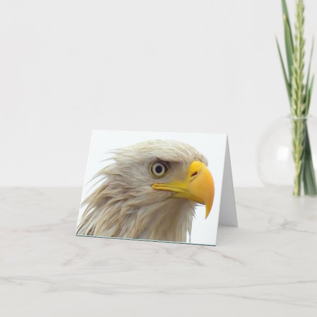 Cartão Baldeagleupclose (Frente)