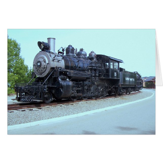 Cartão Baldwin Locomotive Works # 15 - Rahway Valley RR (Frente horizontal)