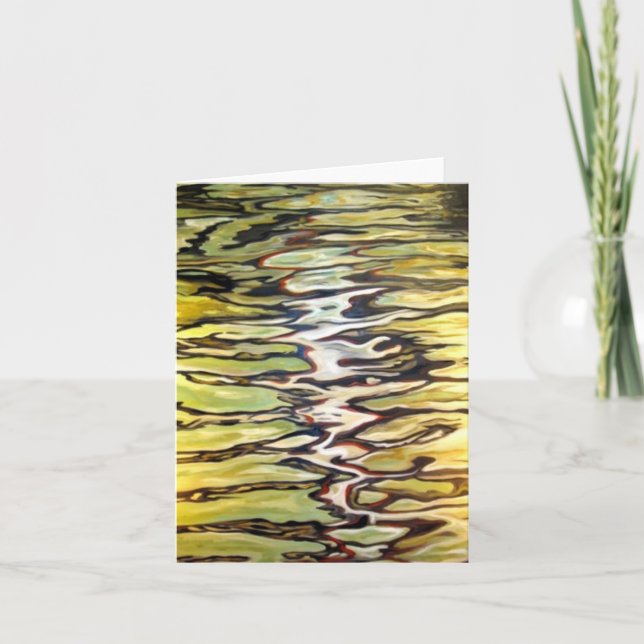 Cartão "Balé de água" - Notecard (Frente)