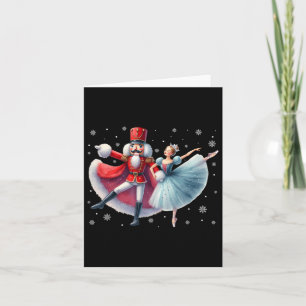 Cartão Balé de dança de natal Nutcracker dança Mulheres K