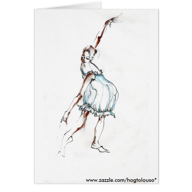 Cartão balé ou não balé (Frente)