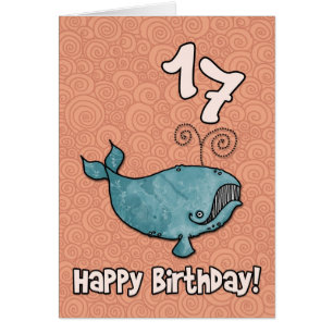 Cartão baleia do BD - 17