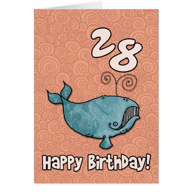 Cartão baleia do BD - 28 (Frente)