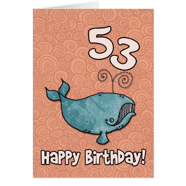 Cartão baleia do BD - 53 (Frente)