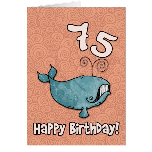 Cartão baleia do BD - 75 (Frente)