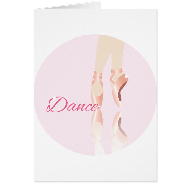 Cartão Balés de dança (Frente)