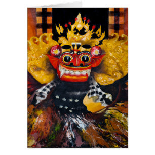 Cartão Balinese Barong