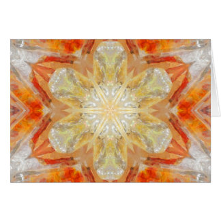 Cartão Baliza da mandala clara