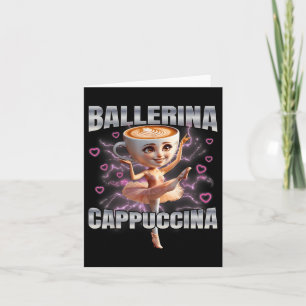 Cartão Ballerina Cappuccino