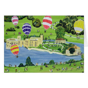 Cartão Ballooning em Leeds Castle