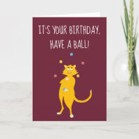 Balls de malabarismo de gatos de mensagens persona
