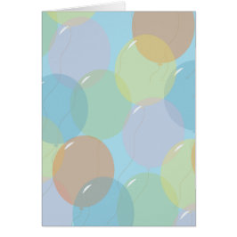 Cartão Balões