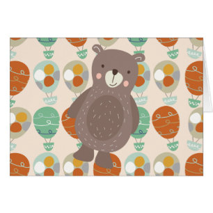 Cartão Balões de ar quente Whimsic