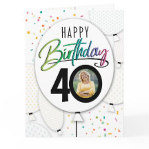 Balões de Foto Personalizados para Aniversário de