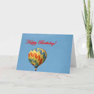 Cartão Balões, feliz aniversario