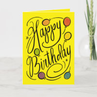 Balões Felizes De Aniversário Felizes E Felizes