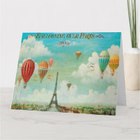 Balonando Sobre Arte Viagens vintage de Paris