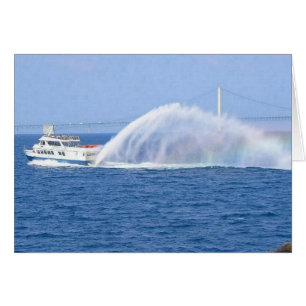 Cartão Balsa da ilha de Mackinac