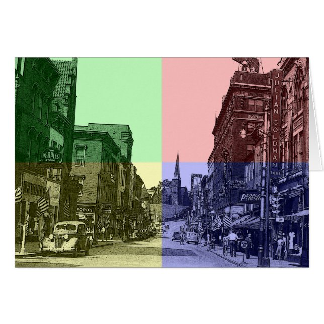 Cartão Baltimore, Cumberland, MD (Frente Horizontal)