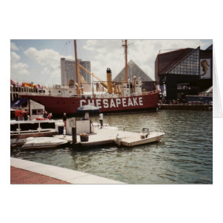 Cartão Baltimore Inner Harbor