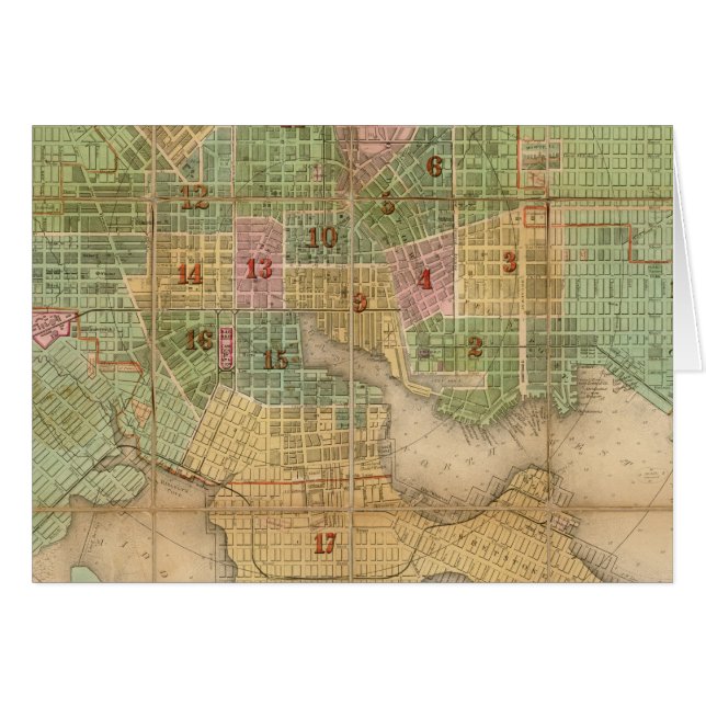 Cartão Baltimore, Maryland (Frente Horizontal)