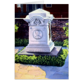 Cartão Baltimore Maryland Grave de Edgar Allan Poe