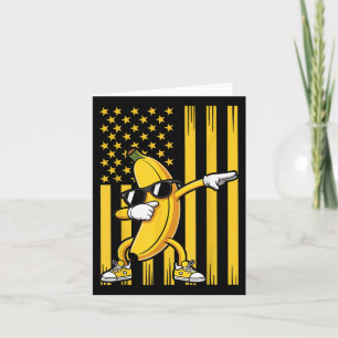 Cartão Banana Americana Banana Banana Banana Banana Banan