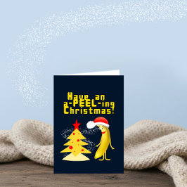 Cartão banana de Natal