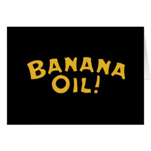 Cartão Banana Oil