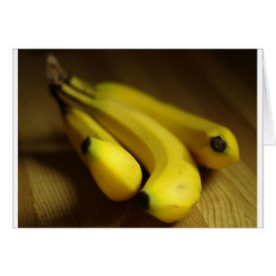 CARTÃO BANANAS AMARELAS SAUDÁVEIS