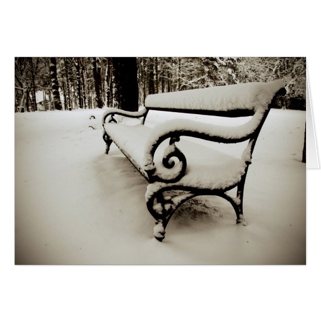 Cartão Bancada do parque (Frente Horizontal)