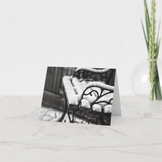 Cartão Banco na neve (Frente)