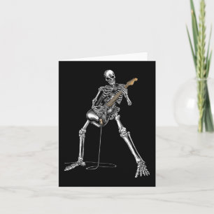 Cartão Banda Rock and Roll Guitar s for Men Banda Tee