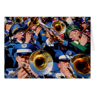 Cartão bandas de trombone mob AKA desaparecem