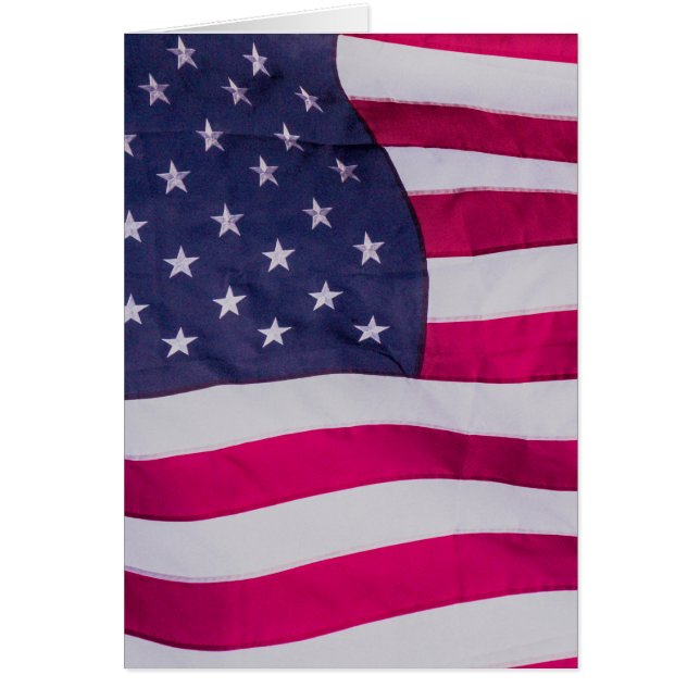 Cartão Bandeira Americana (Frente)